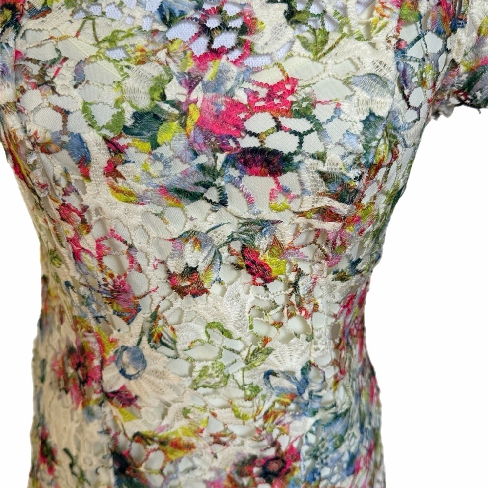 Vintage America Blues Womens Medium Floral Crochet Lace Top Cami NWT - Picture 3 of 8